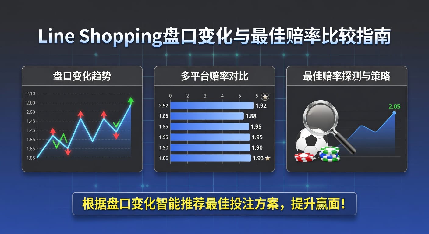 line shopping 盘口变化与最佳赔率比较：2026年实战读法